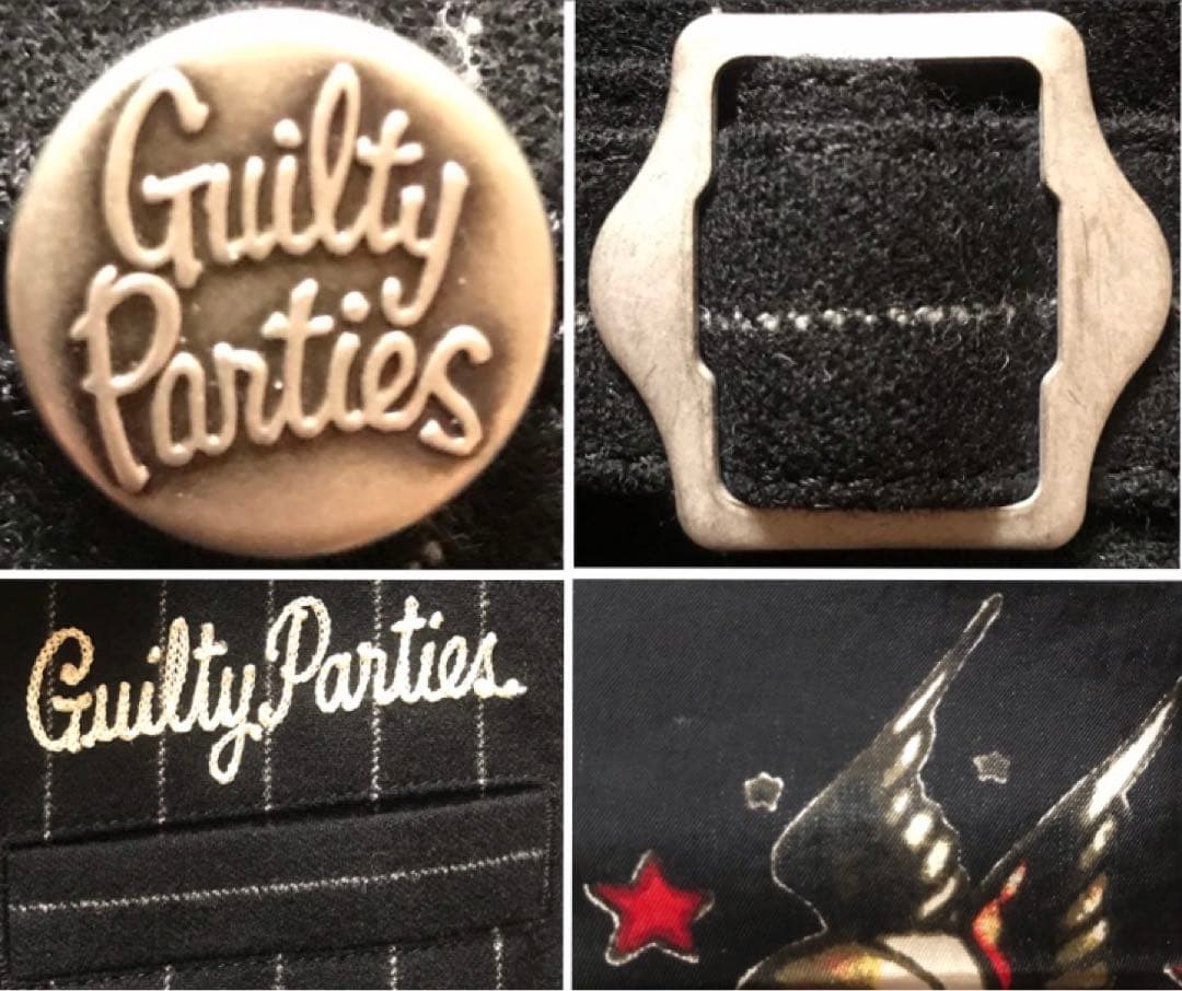 初期の名作 別格の裏地スカル柄 ワコマリア ストライプ柄 髑髏 ベスト ジレ S