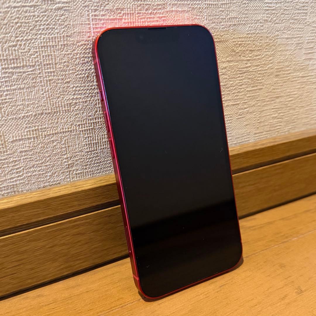 【美品】iPhone13 Red 128GB バッテリー82% 箱、ケーブル付き