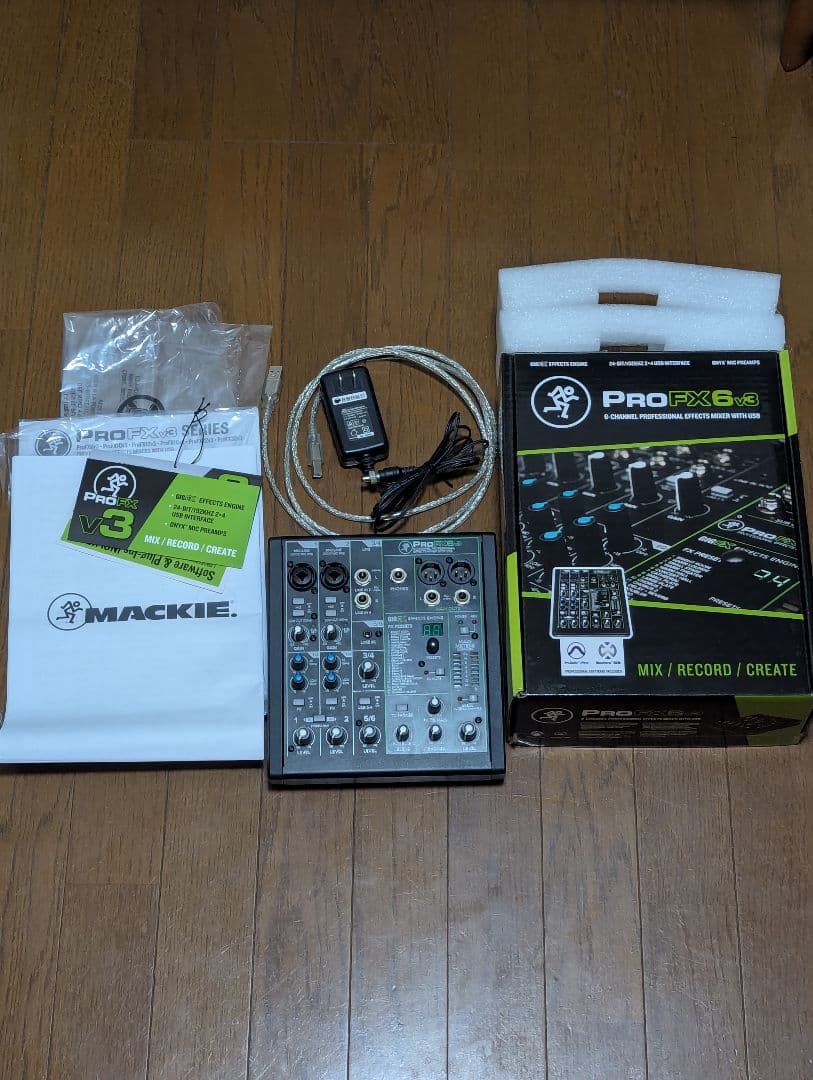 MACKIE ProFX6v3 アナログミキサー
