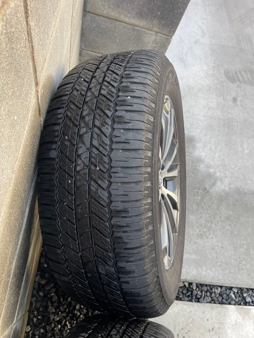 150系プラド　純正19インチホイールタイヤ4本セット