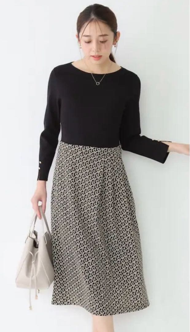 専用 柄スカート ワンピース COUP DE CHANCE クードシャンス