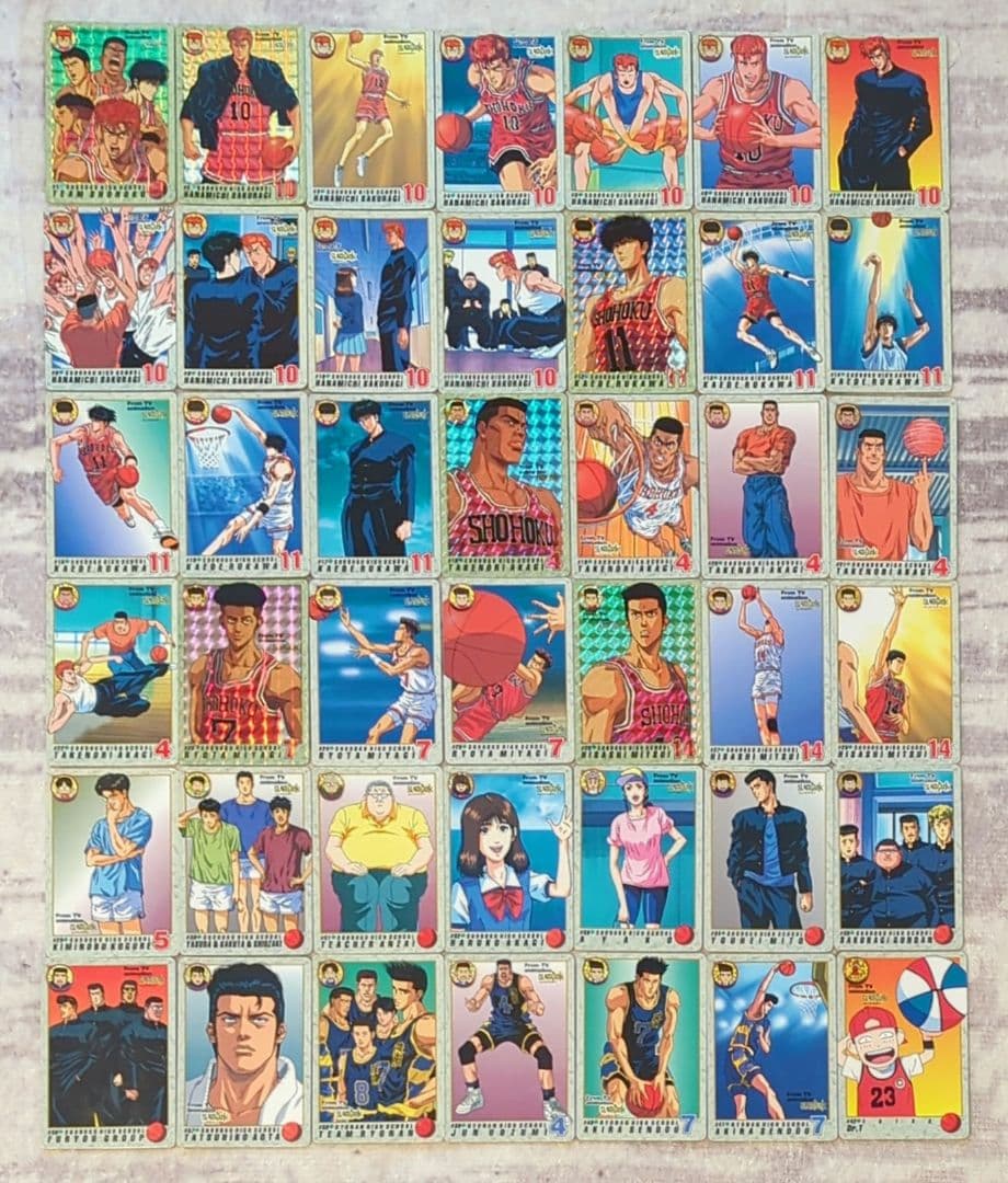 【匿名配送・希少】スラムダンクカード カードダス第1弾フルコンプリートセット