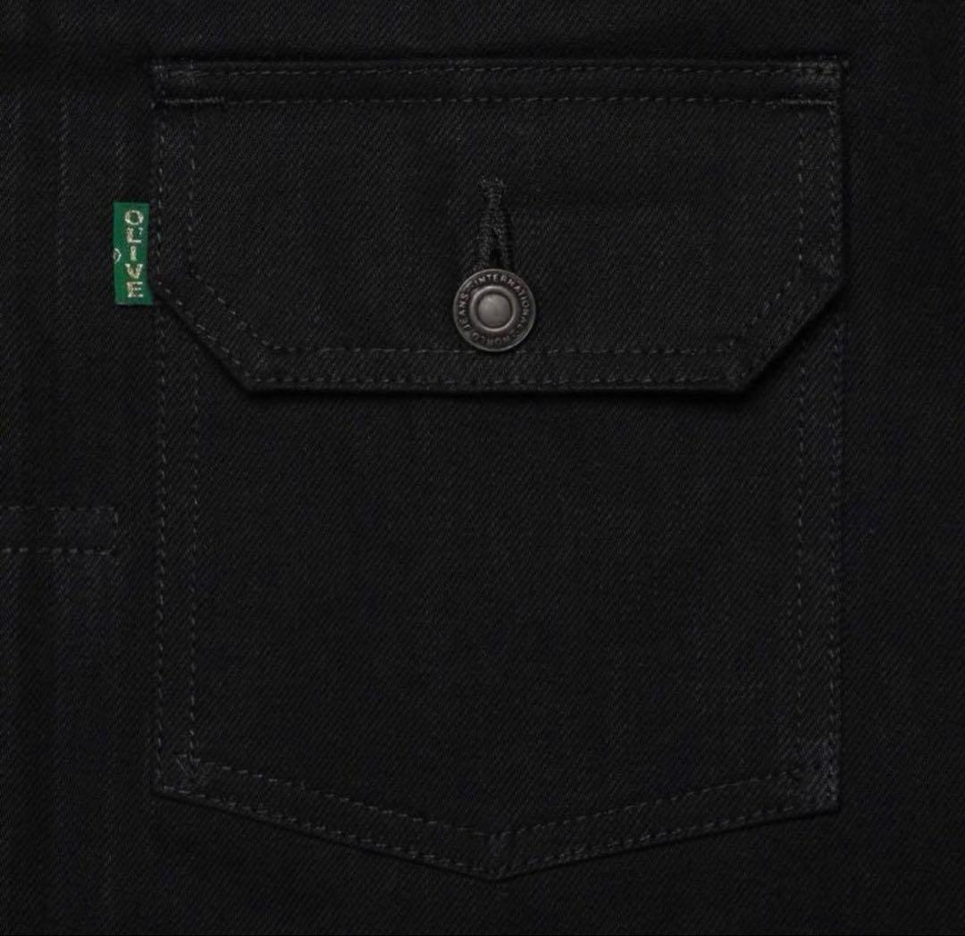 Divided States of Olive ブラックデニム ジャケット