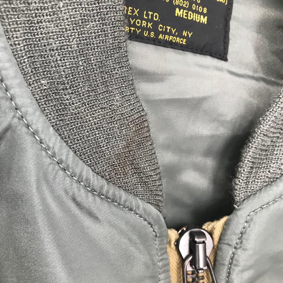 AVIREX VINTAGE MA-1 セージグリーン M 6182217