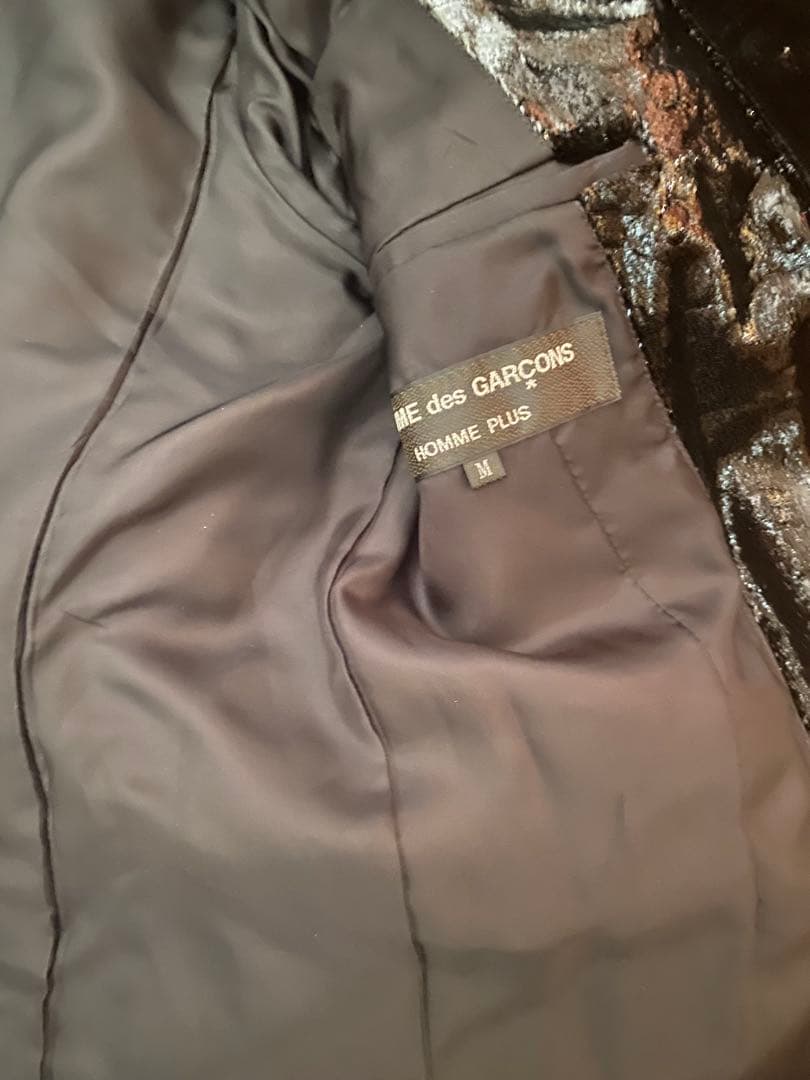 2025春夏コムデギャルソンオムプリュス大人気フリル襟ジャケット美品激安