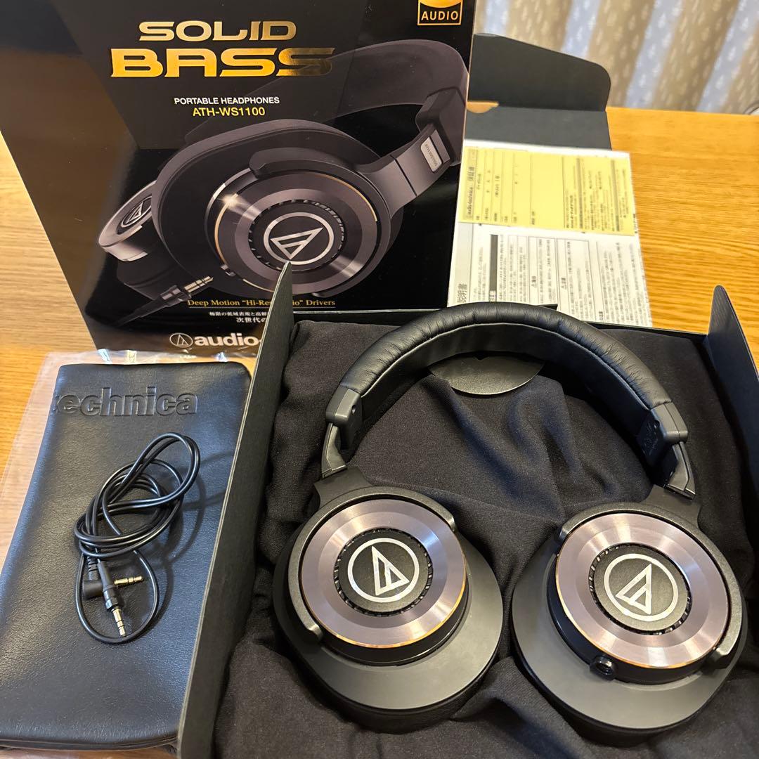 オーディオテクニカ　ATH-WS1100 ヘッドフォン　SOLID BASS