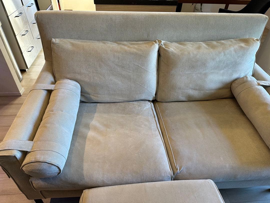 ⭐︎min⭐︎eilersenベージュ 2人掛けソファ