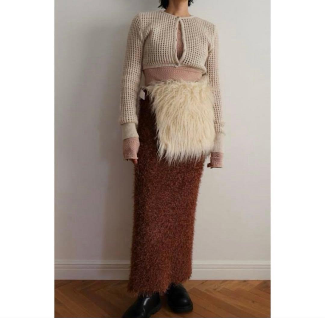 mediam ファーバッグ