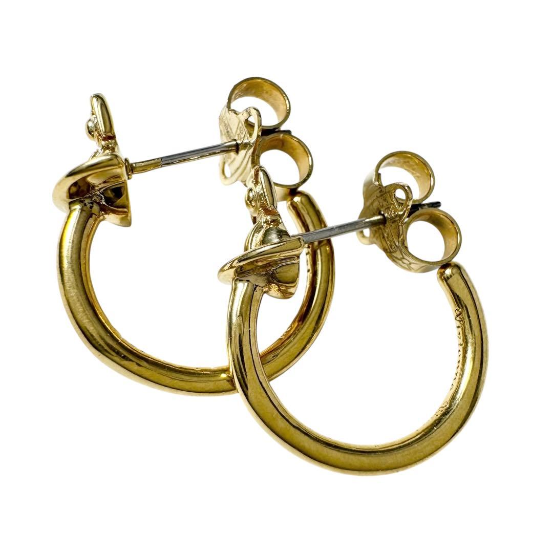 ⭐️美品⭐️ ヴィヴィアンウエストウッド ヴェラ オーブ フープ ピアス 2個セット