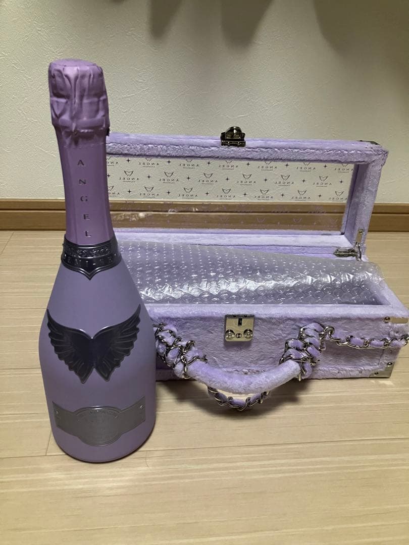 エンジェル　ドゥミセック　パープル　ハロウィン　ファーver 未開栓　シャンパン