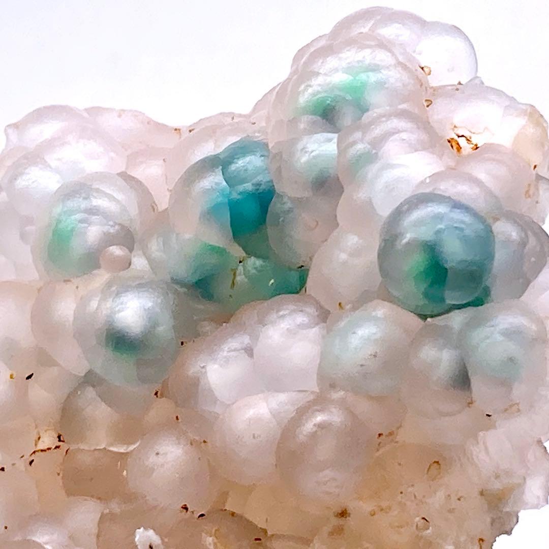 ぴ*ぴ様 『2022年発見』 クリソコラインカルセドニー　原石　鉱物標本　天然石