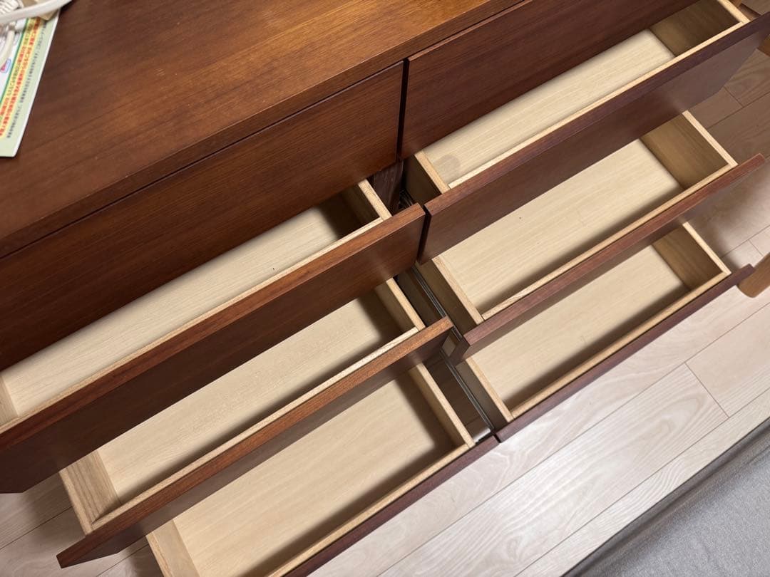 無印良品木製チェスト　ブラウン