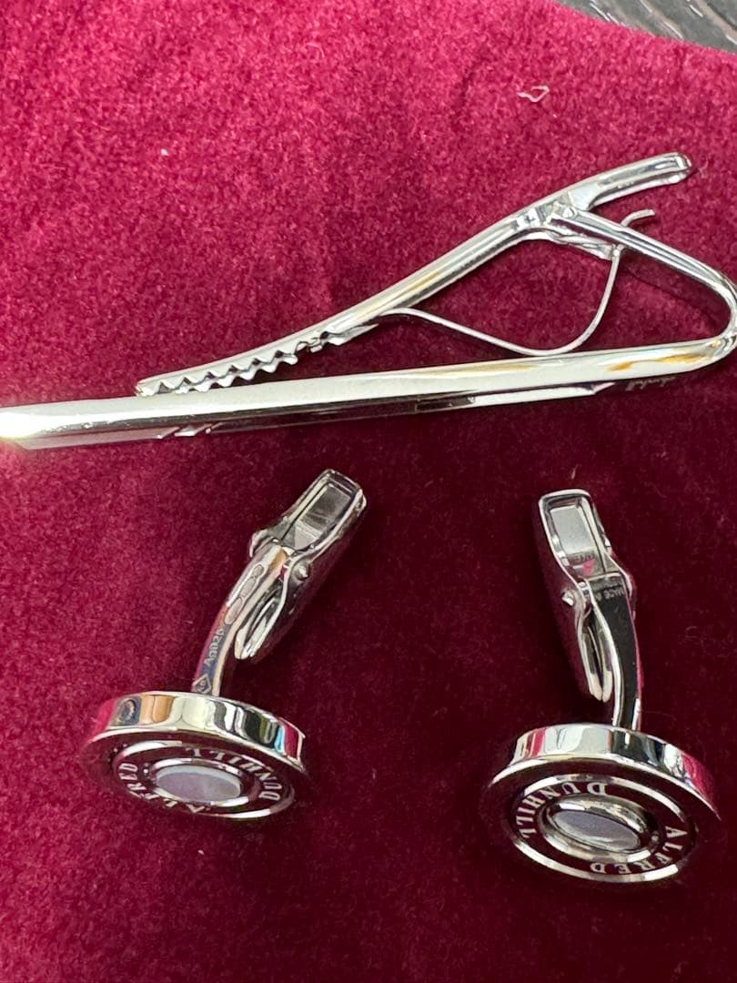 Dunhill ダンヒル カフス＆ネクタイピン 新品 正規品 マザーオブパール