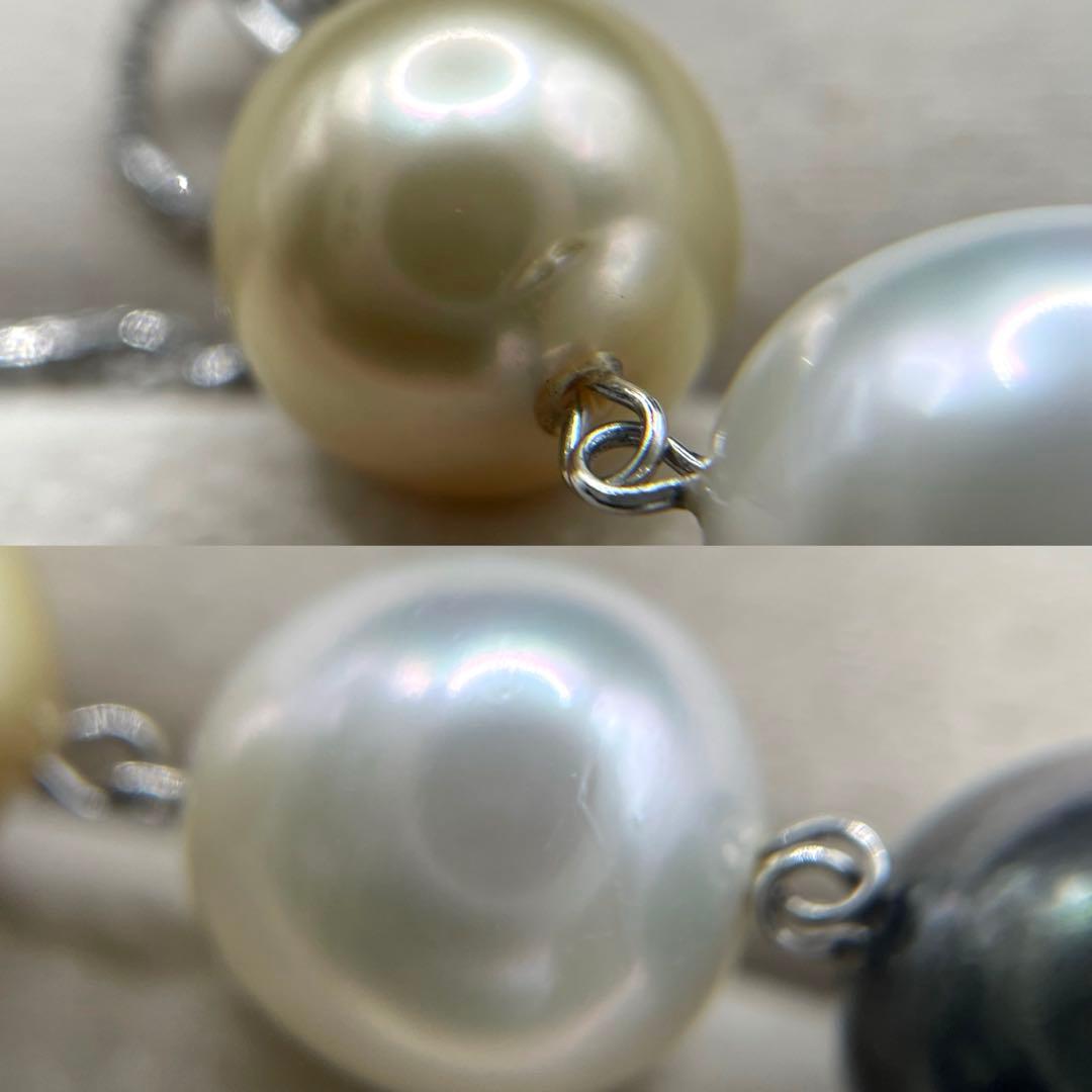 専用JA100★高級 スリーカラーパール ダイヤ K18WG ヘッド 鑑付