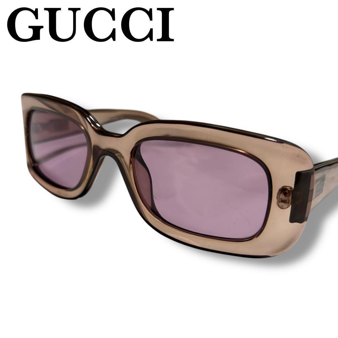 希少 正規 90s GUCCI グッチ トムフォード期 サングラス パープル