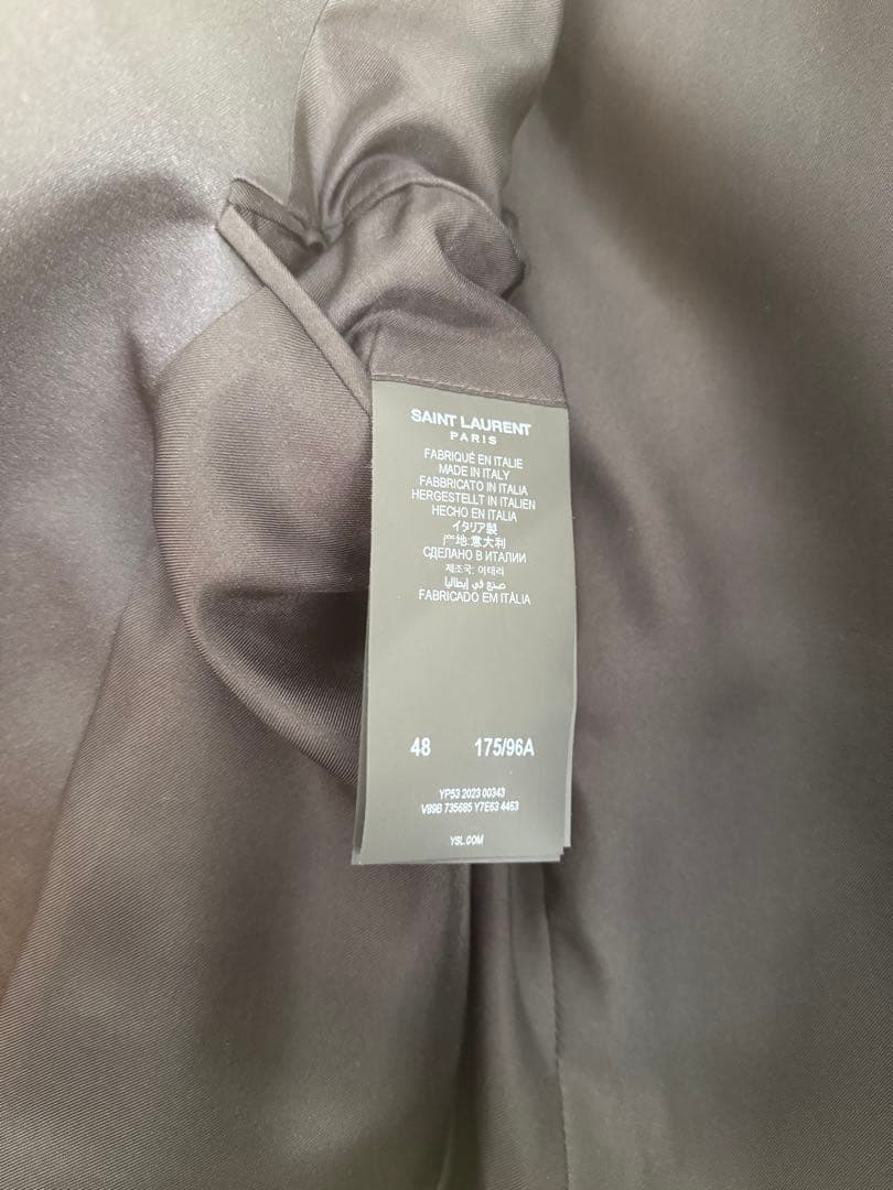 SAINT LAURENT スモーキングジャケット パワーショルダー