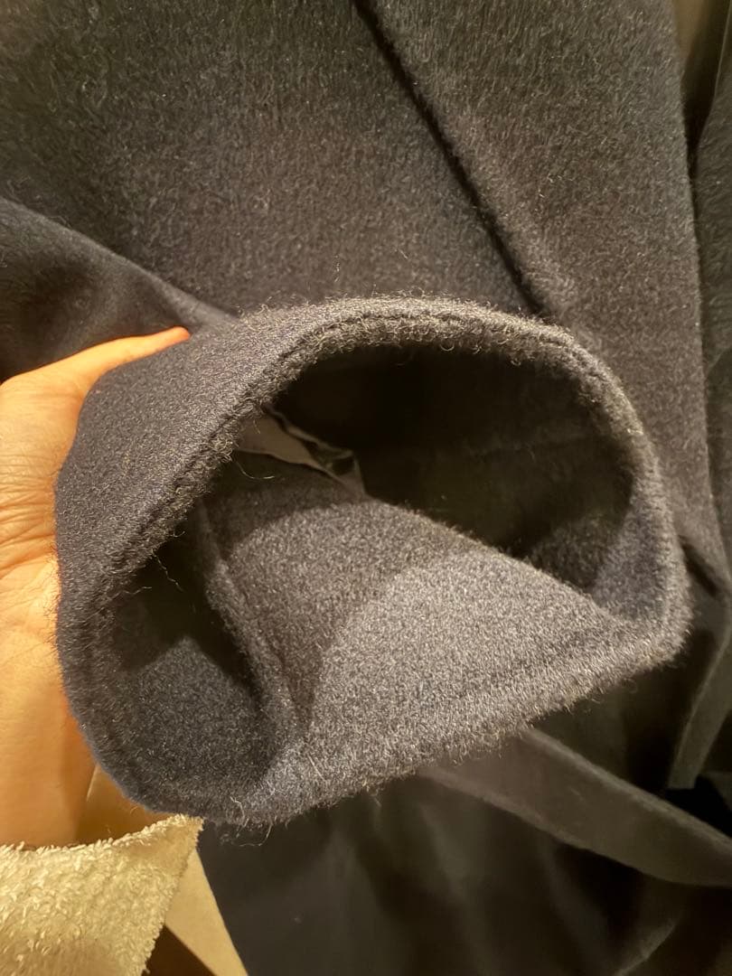 SLOBE IENA souple wool ダブルフェイスロングコート