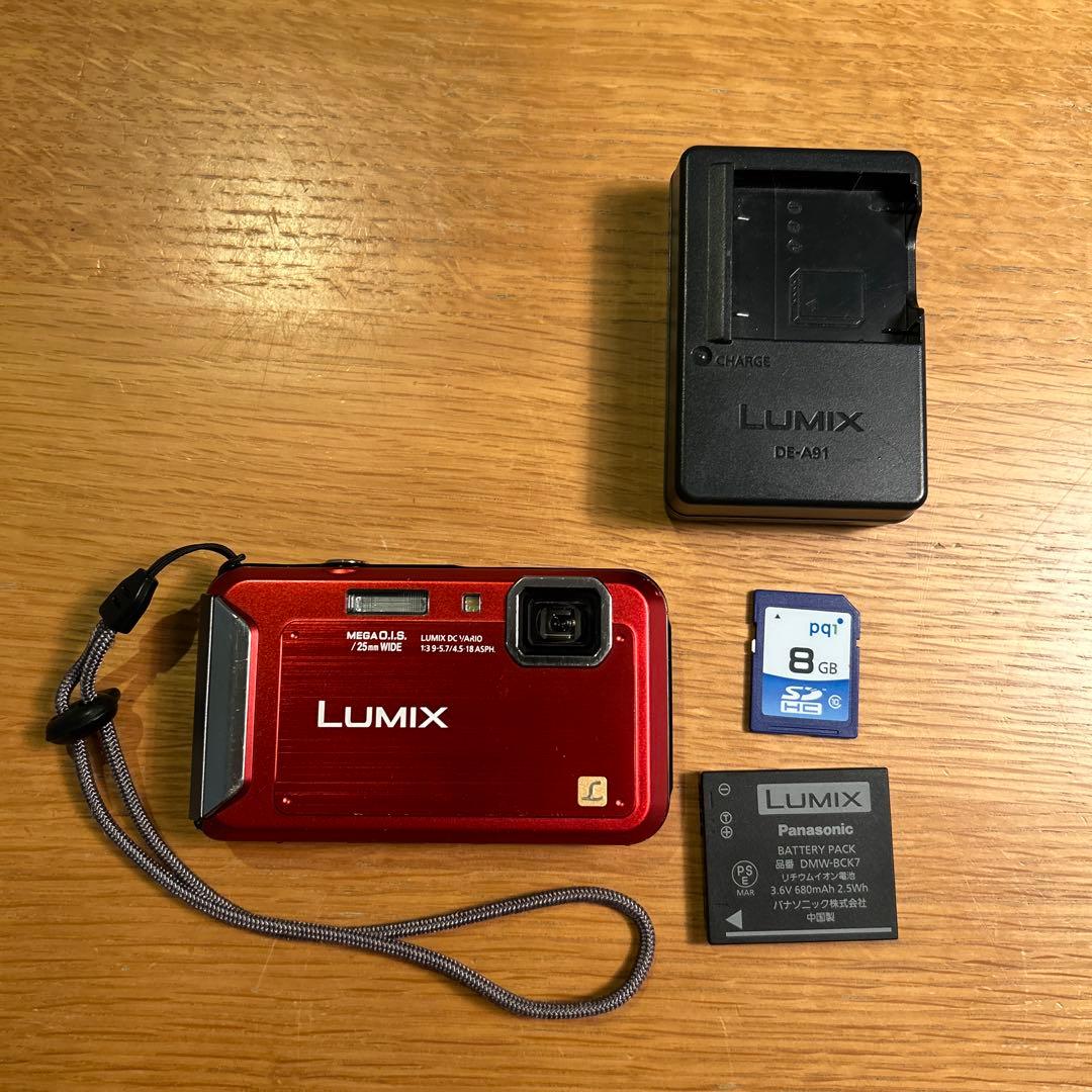 【動作確認済】パナソニック LUMIX DMC-FT20 防水　CDカード付き