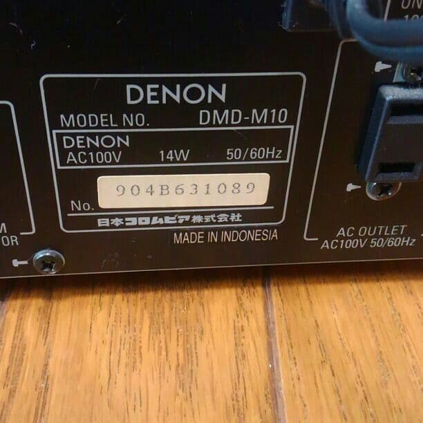 DENON MDデッキ　DMD-M10