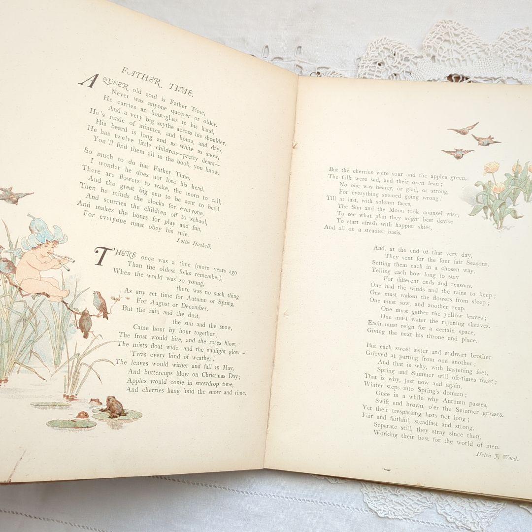 超稀少1890ハリエットベネット絵本 児童書 洋書 ヴィクトリアン アンティーク