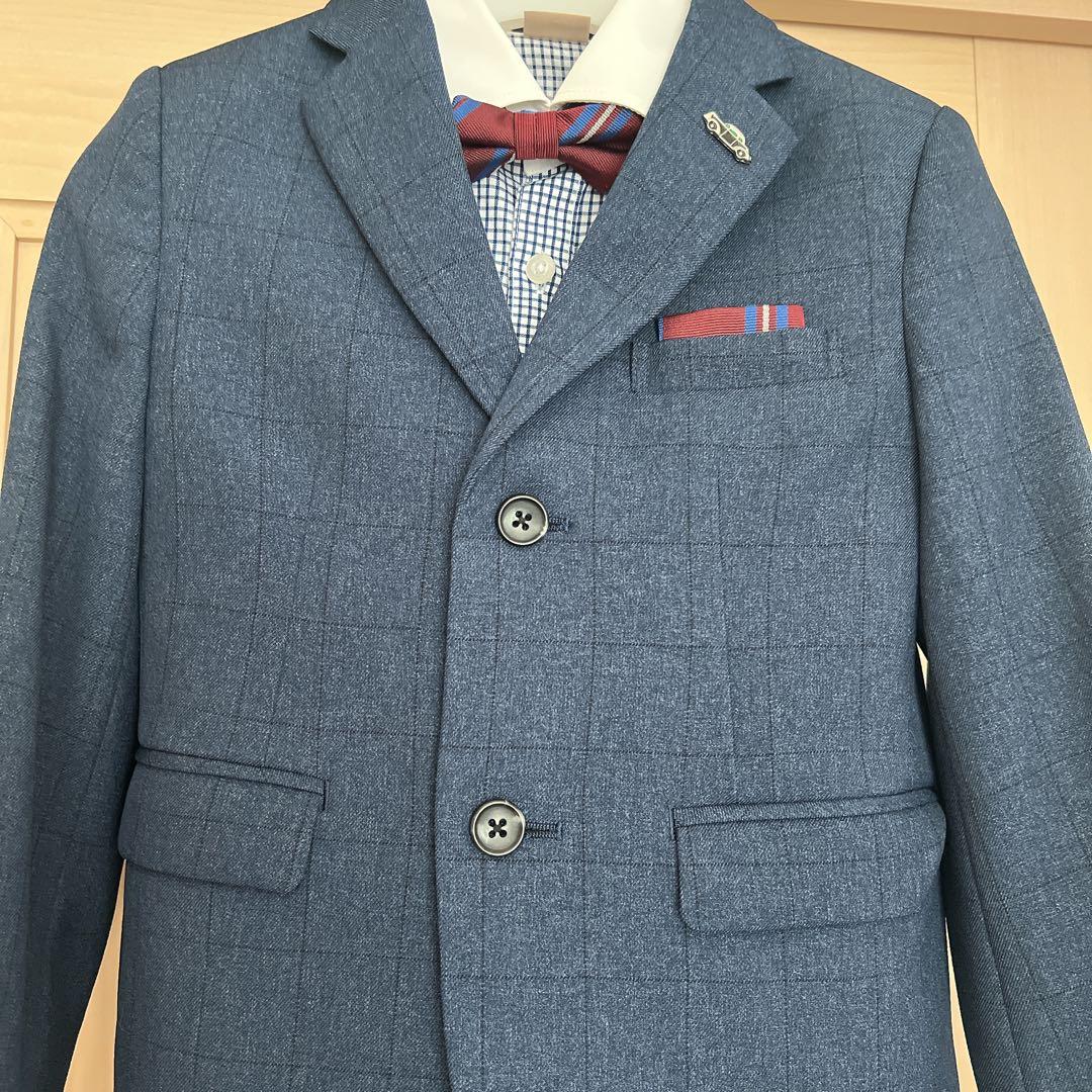 プティマイン　スーツ 120cm ネイビー　/ ローファー(17.5cm)