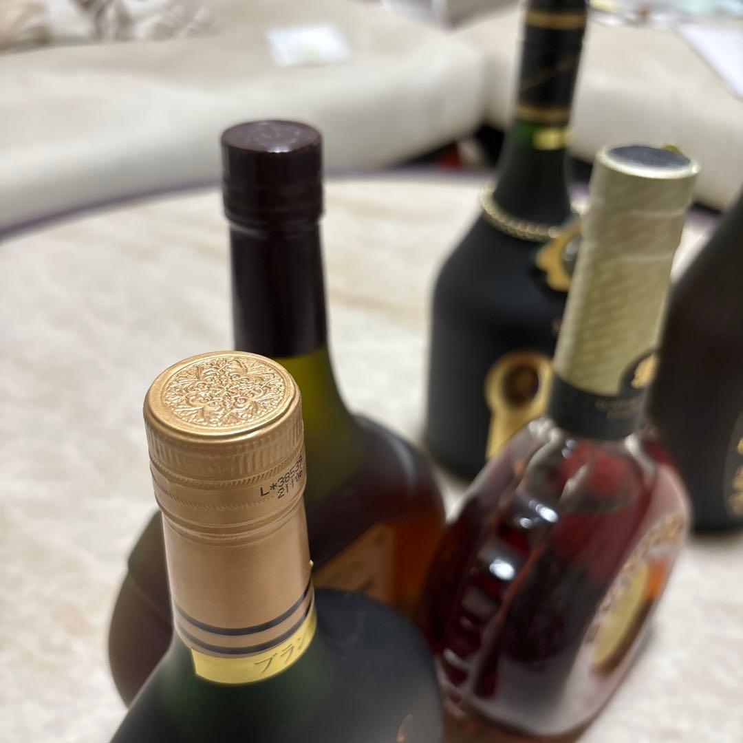 未開封品！ブランデー５本　まとめ売り