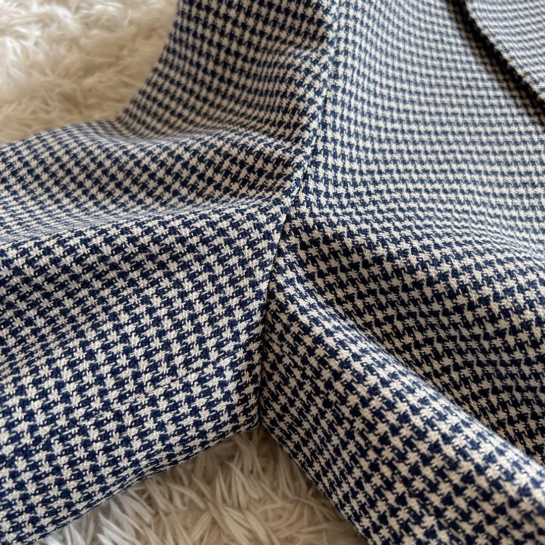 【TOMORROWLAND collection】ベルテッドジャケット チェック