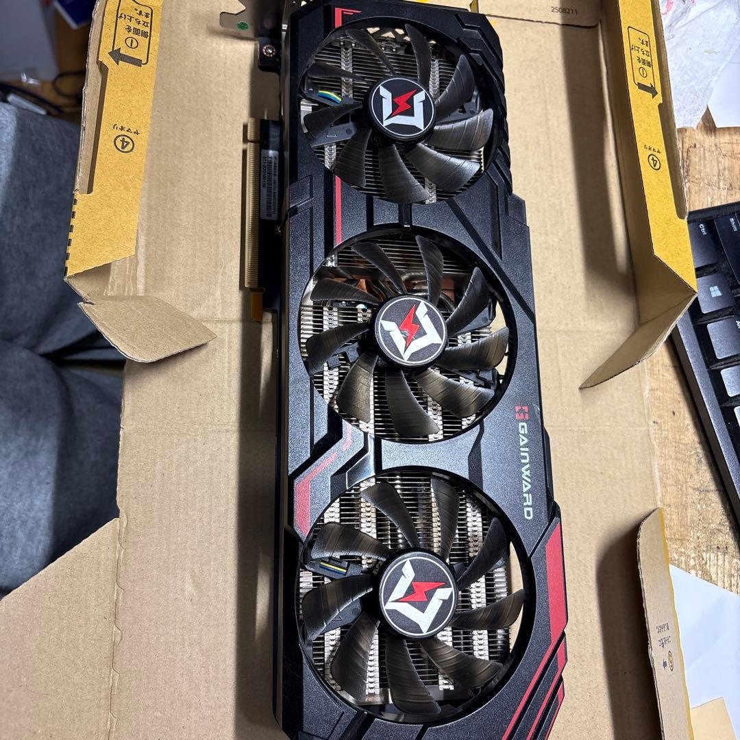 GAMINGWARD RTX 3060tiグラフィックボード　箱あり