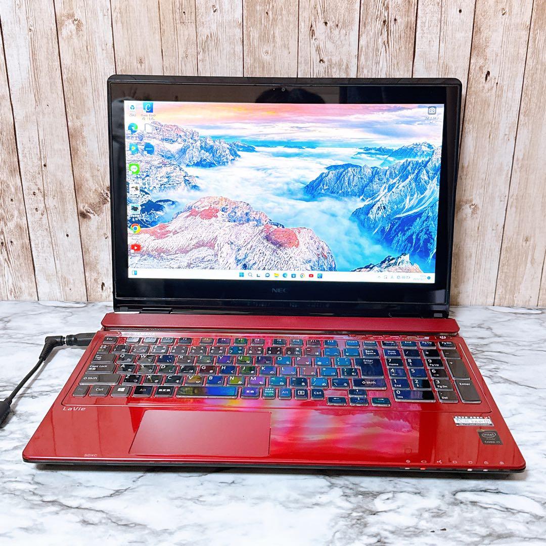 1台限定✨高性能i7＆メモリ8GB✨超大容量1TB✨カメラ すぐ使えるパソコン