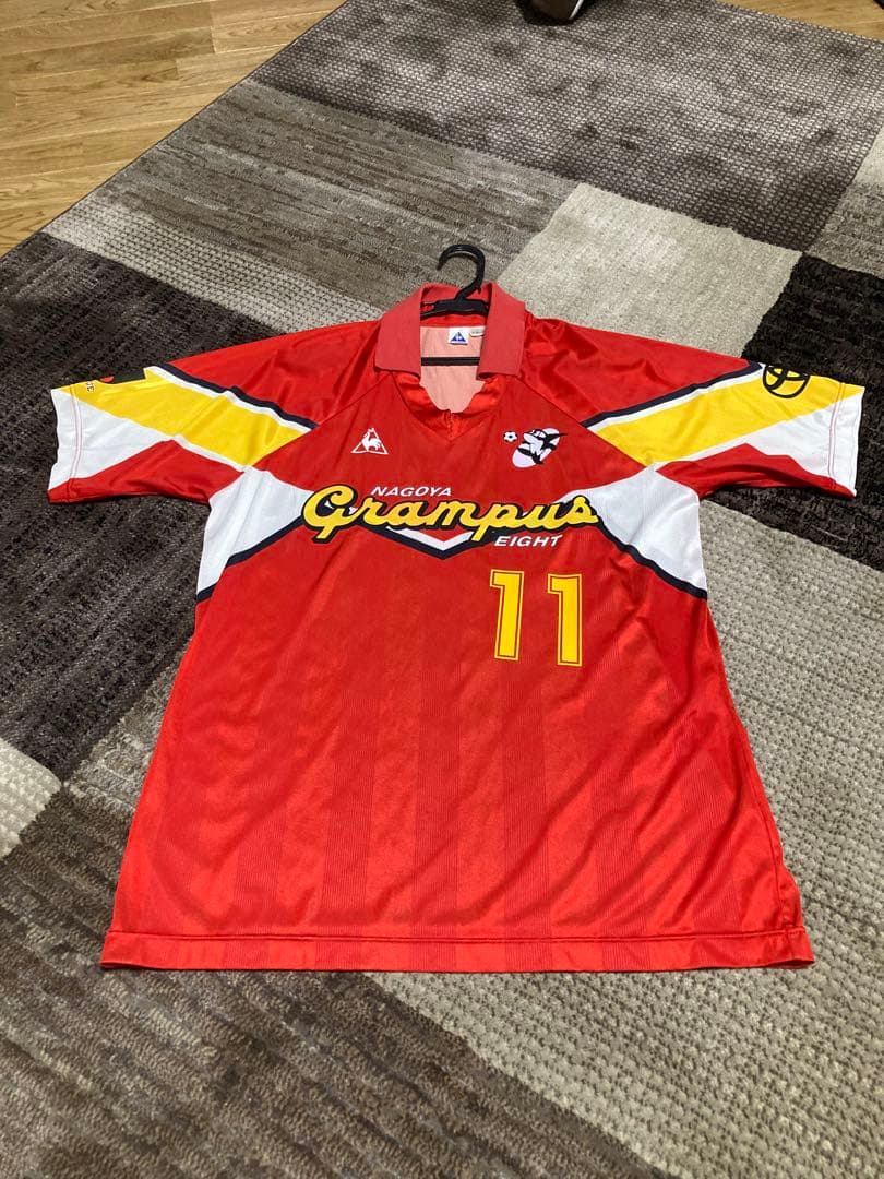 小倉隆史 名古屋グランパスエイト ユニフォーム　92年カップ戦用