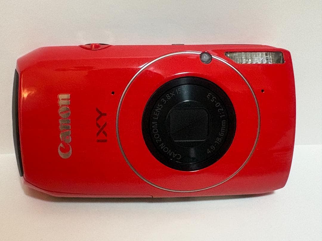 “Canon　IXY30S　PC1473　コンパクトデジカメ　ジャンク　レッド”