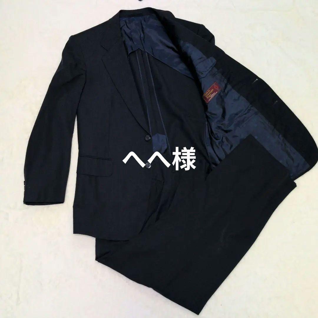 Ermenegildo Zegna生地 濃紺ビジネススーツ M相当 セットアップ