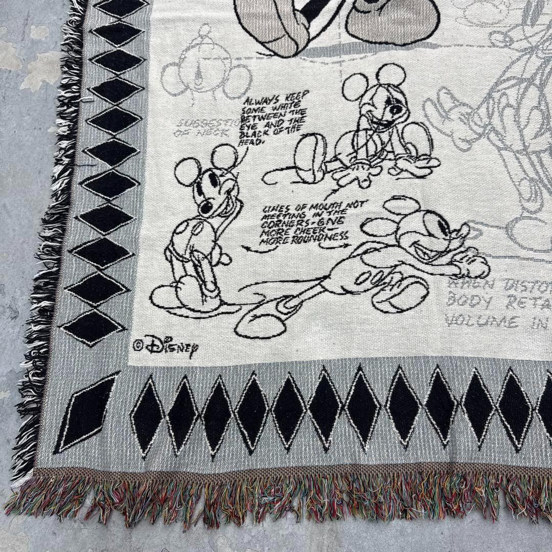 ディズニー　ミッキーマウス　マルチカバー　ソファーカバー　ラグ　155x113