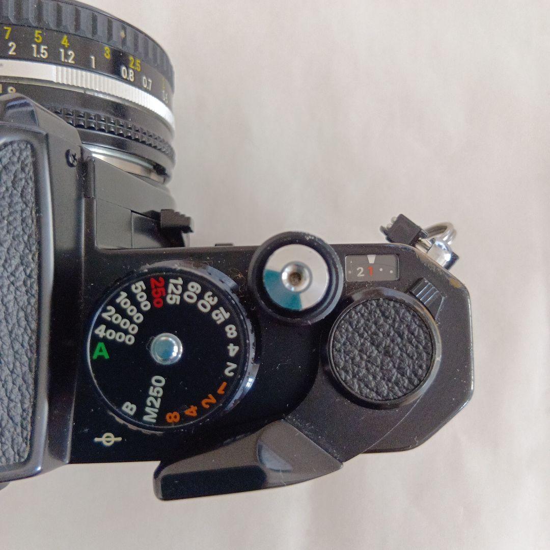 マロンNikon FE2 フィルムカメラ Nikonスピードライト