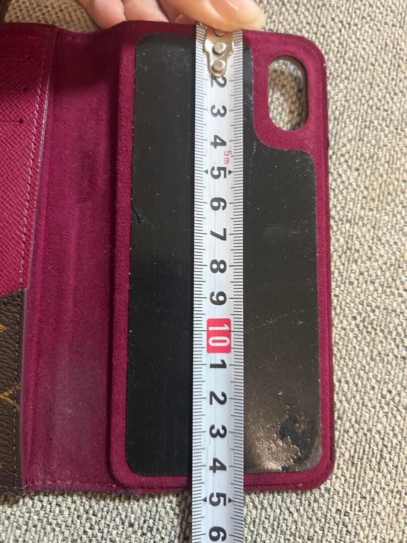 iphoneX&XS フォリオ ケース ヴィトン