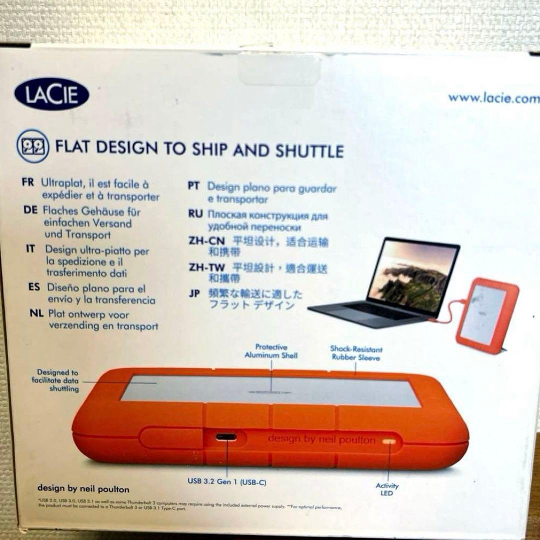 LACIEポータブルハードディスク 8TB