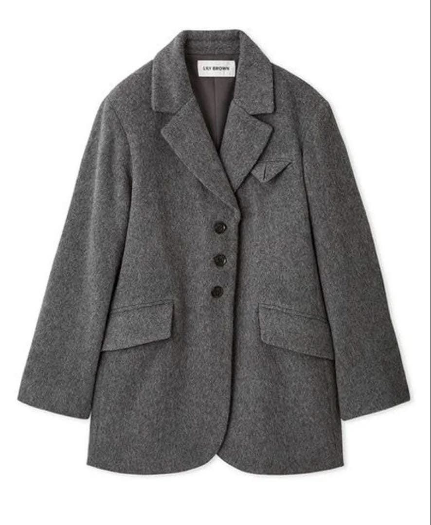 Lilybrown シャギージャケットコート