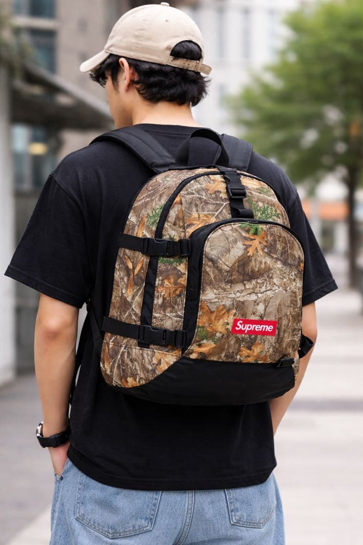 バッグ Supreme 19FW Backpack \"Real Tree Camo\"