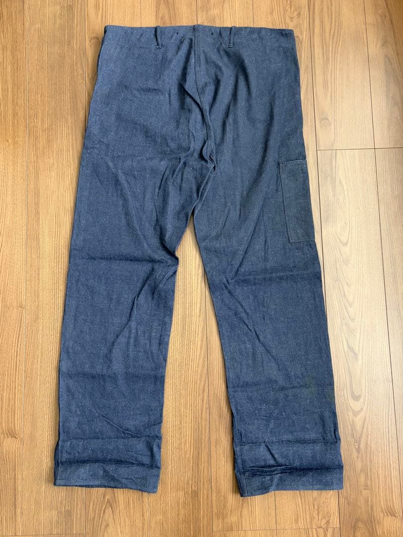 ヴィンテージ デニムワークパンツ フレンチヴィンテージ 40s 50s