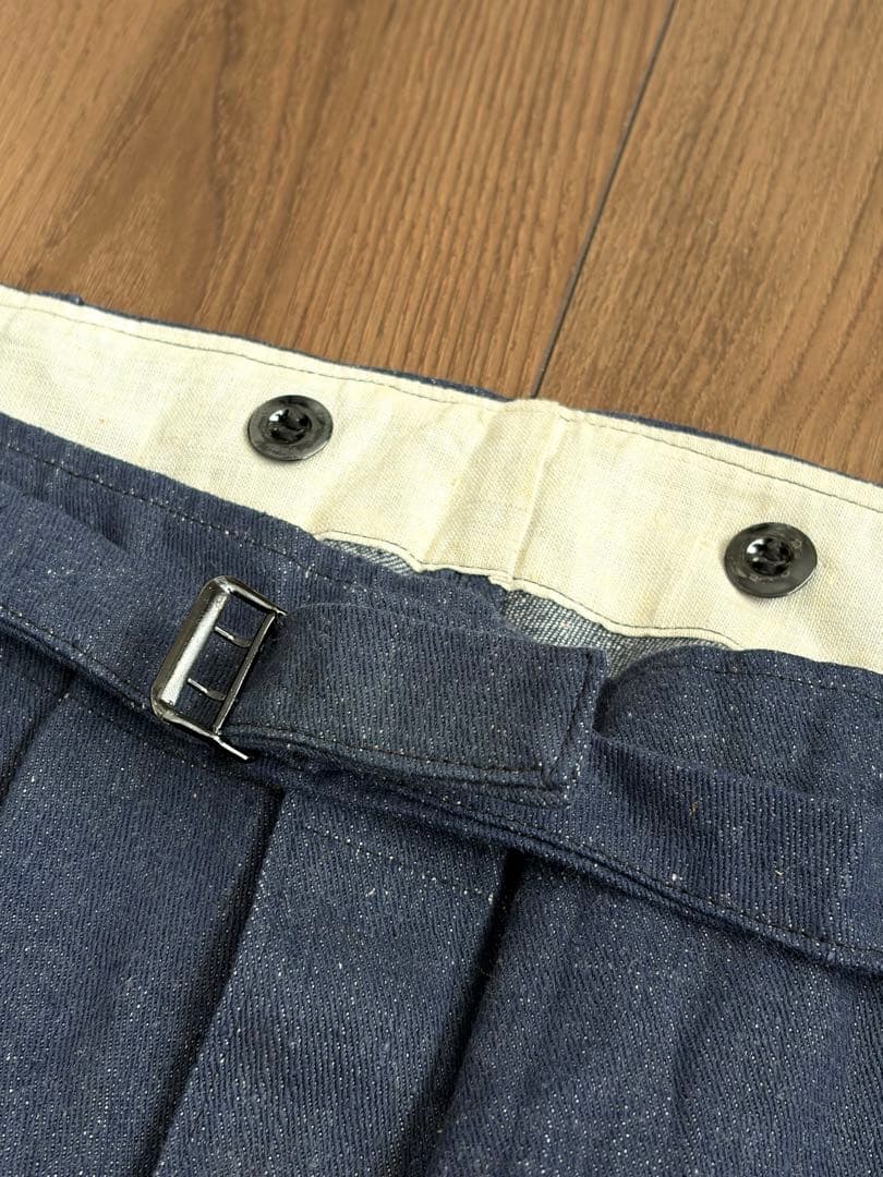 ヴィンテージ デニムワークパンツ フレンチヴィンテージ 40s 50s