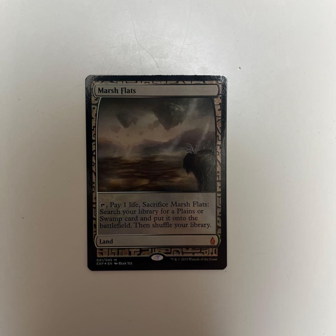 MTG Foil《湿地の干潟/Marsh Flats》[EXP] 英語 EN