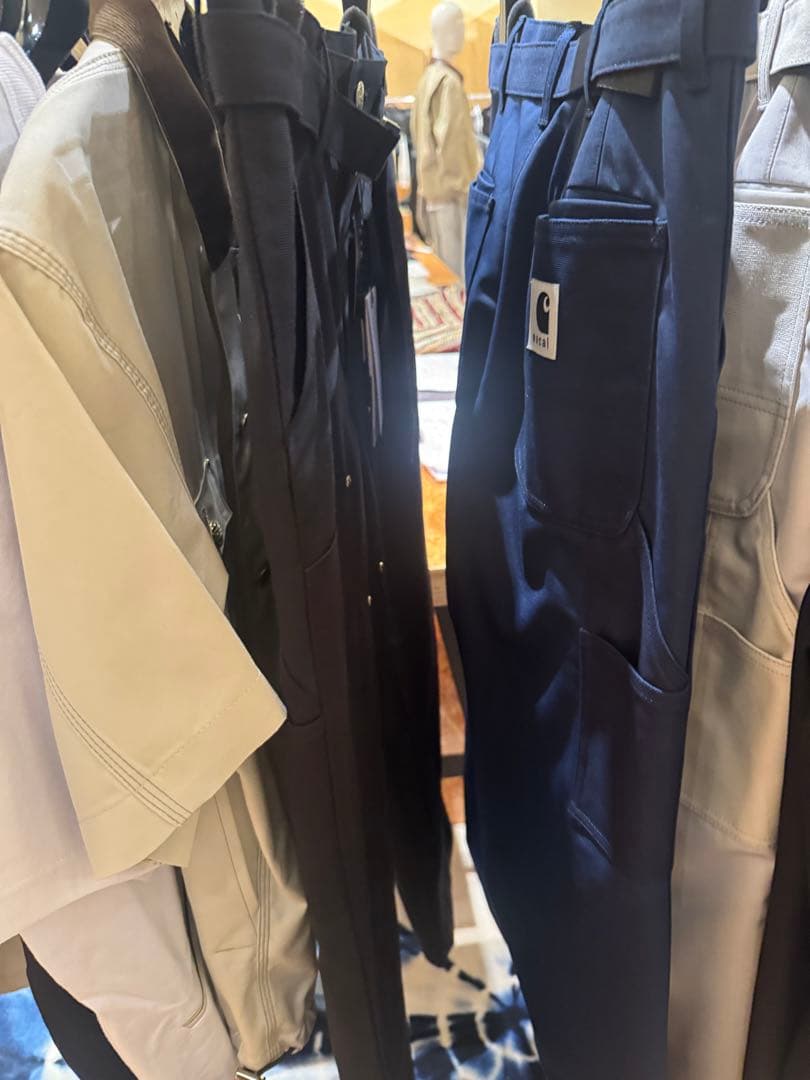 ジャケット・アウター sacai x Carhartt WIP Duck Coat \"Black\"