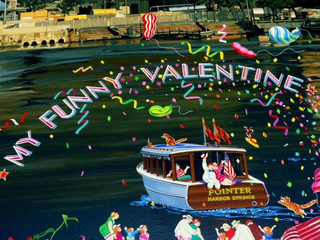 【ヒロ・ヤマガタ】　山形博導　恋人たちのフェスティバル　シルクスクリーンシート