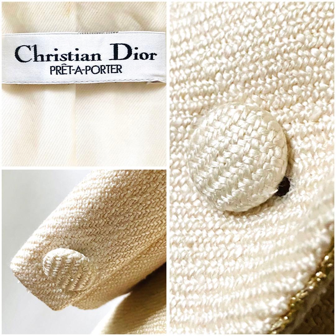 1616✨◆Christian Dior◆70万シルクツイードジャケット
