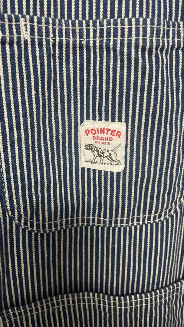 a*5様 POINTER ポインター カバーオール ヒッコリー USA製