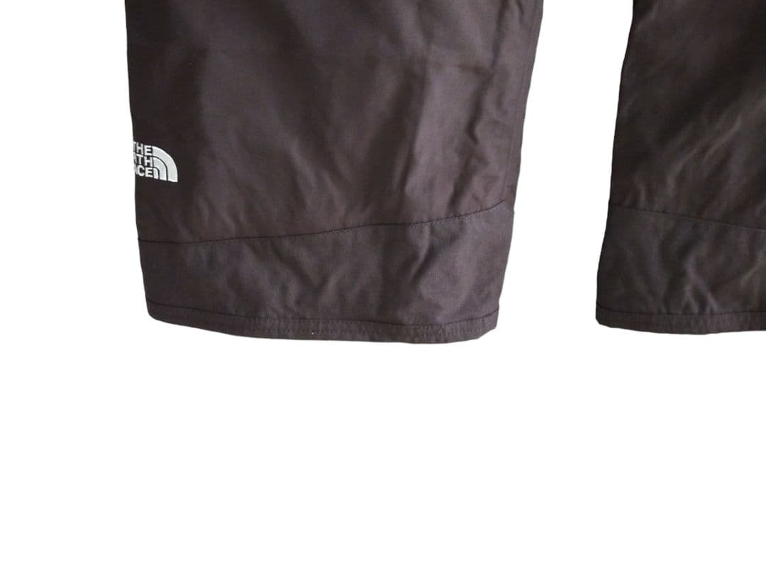 【高機能 極美品】US ノースフェイス HYVENT スノーパンツ 茶 XS