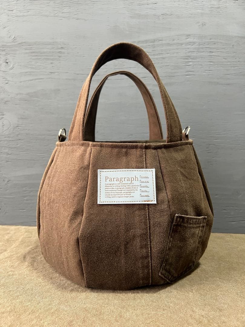 にさおりページ バルーンバッグ ころりんバッグ 旅行バッグ ハンドメイド