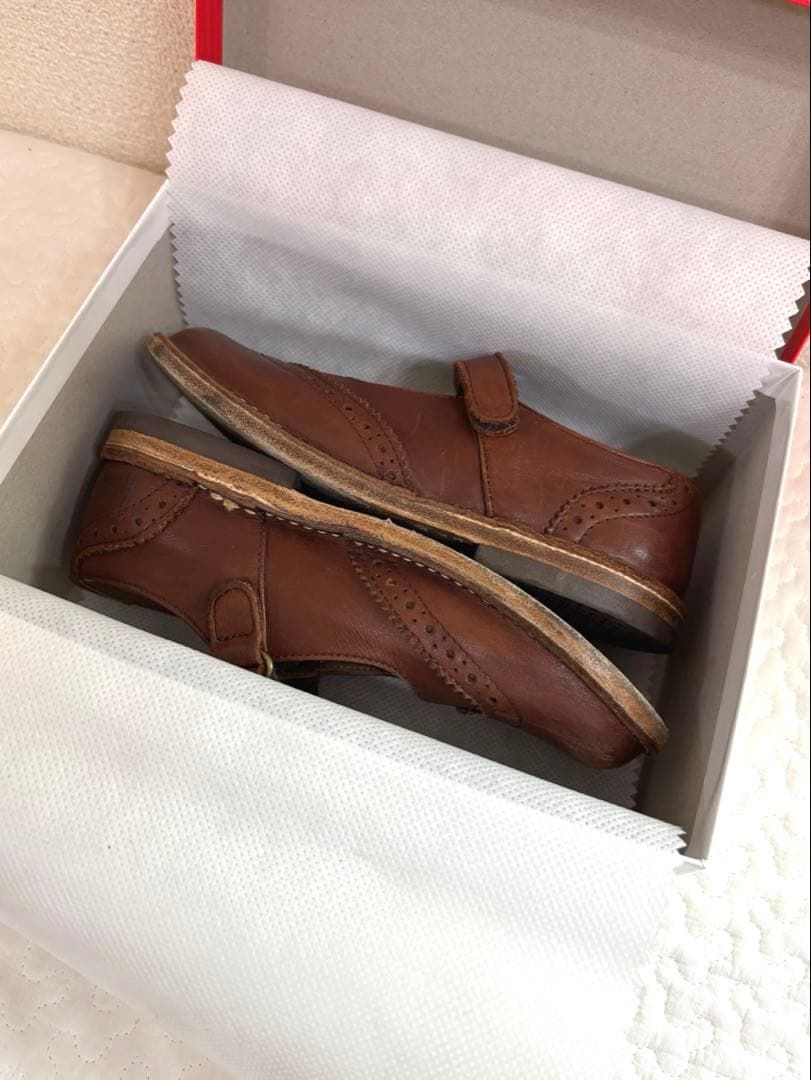 【値下げ】 エウレカ Eureka フラットシューズ 本革 18cm