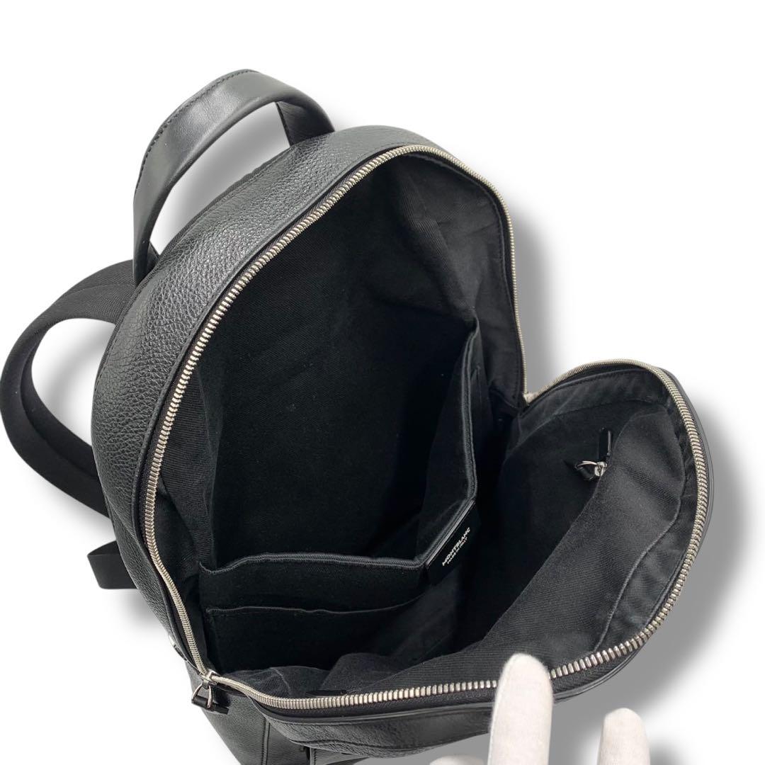 美品✨モンブラン マイスターシュテュック ソフトグレイン バックパック ブラック