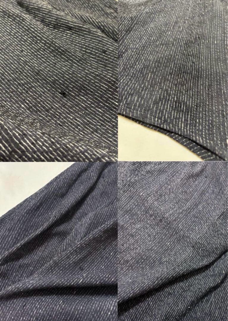 6/9終◆天然素材　草木染【工房野良】タッサーシルク100% パンツ